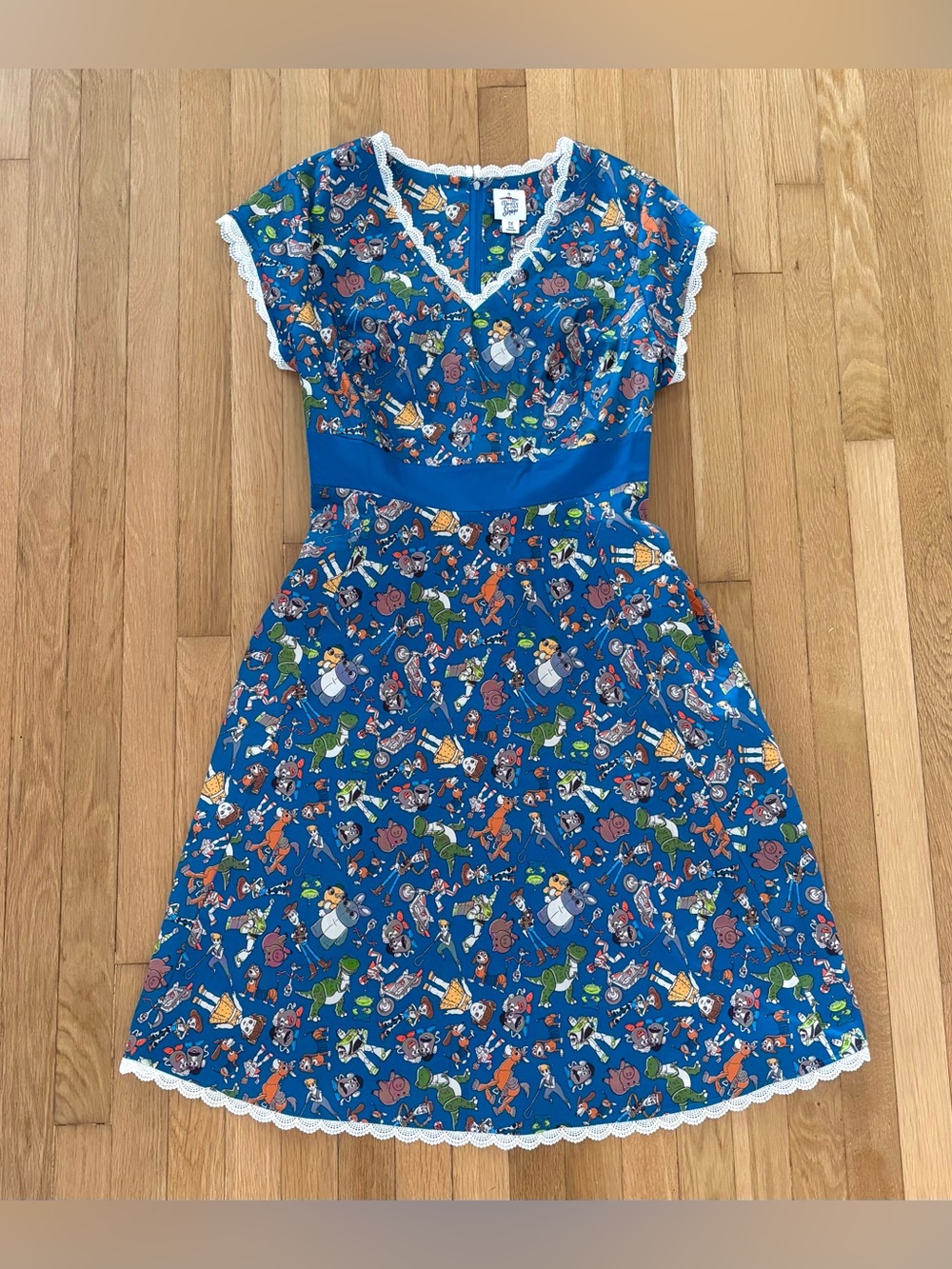 Disney Parks The Dress Shop Toy Story Blue Swing Dress 1X Retro Rockabilly 1X